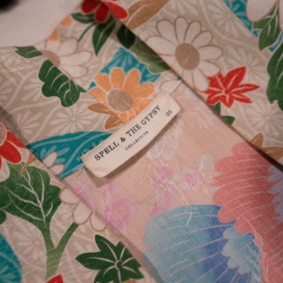 ❤️🌹SOLD🌹❤️ Long Delilah Patchwork Kimono✨Spell ✨ - Picture 6 of 8